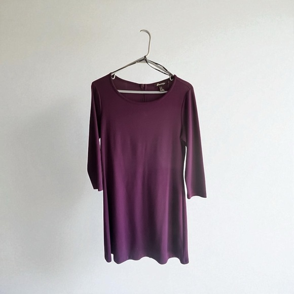 Forever 21 Plum Long Sleeve Dress size M - Picture 1 of 6